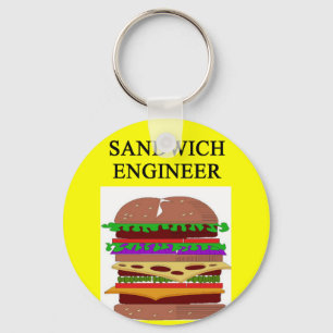 SANDWICH-ingenieur grap Sleutelhanger