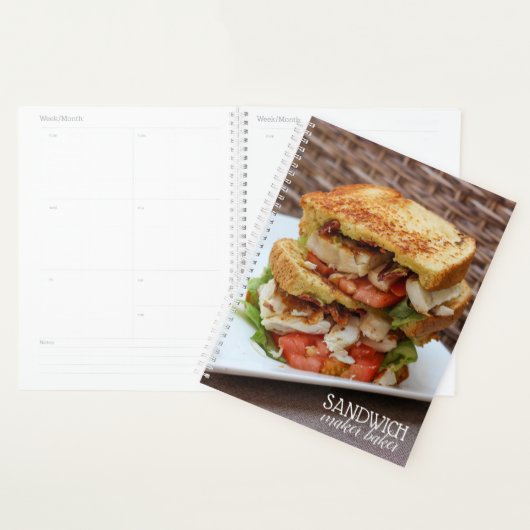Sandwich Maker Baker Planner (Devant avec enveloppe)