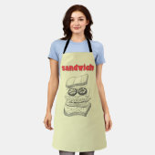 Sandwich Schort (Gedragen)