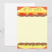 Sandwich Stationery Notitiekaartje (Voorkant / Achterkant)