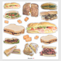 Sandwich-Stickers