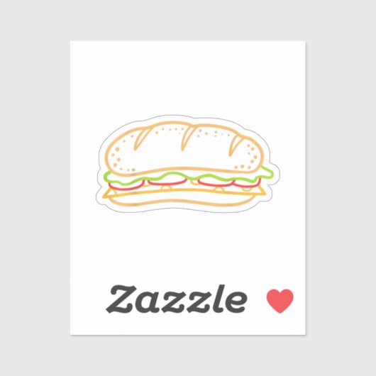 Sandwich Voering Sticker (Vel)