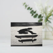 sandwichtig skateboard briefkaart (Staand voorkant)