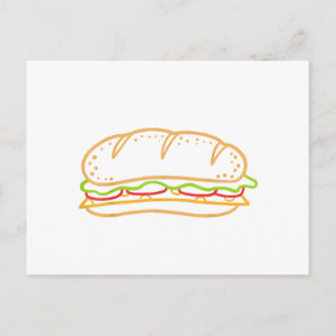 Sandwichvoering Briefkaart