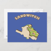 Sandwitch Briefkaart (Voorkant / Achterkant)