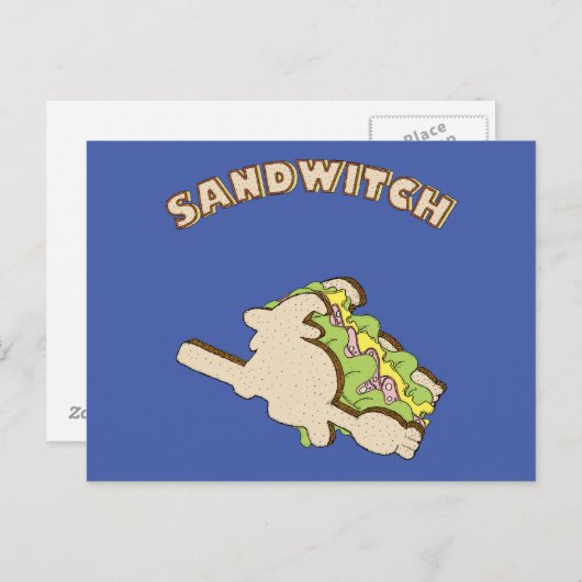 Sandwitch Briefkaart (Voorkant / Achterkant)