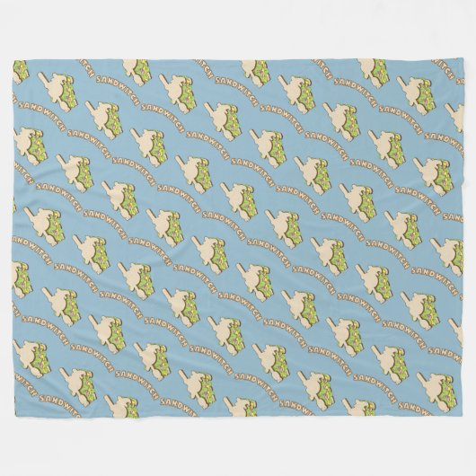 Sandwitch Fleece Deken (Voorkant (Horizontaal))