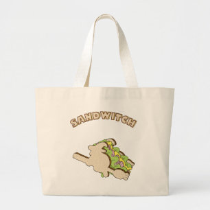 Sandwitch Grote Tote Bag