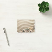 Sandy Beach Background with Shells and Starfish Post-it® Notes (Kantoor)