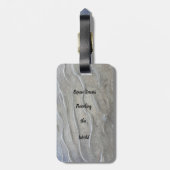 Sandy Beach Bagagelabel (Achterkant verticaal)