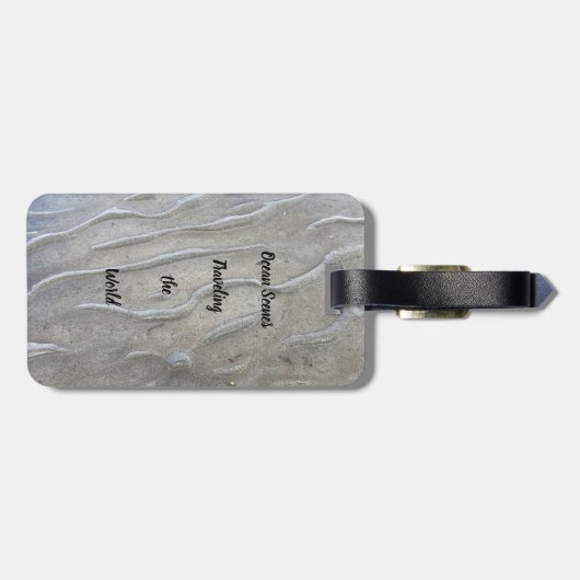Sandy Beach Bagagelabel (Achterkant horizontaal)