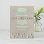 SANDY BEACH BNAI Mitzvah Invitation (Debout devant)