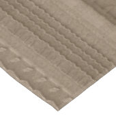 Sandy Beach Car Tire Trace Golden Tafelkleed (Gekanteld)