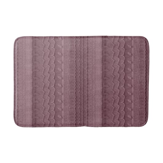 Sandy Beach Car Tire Trace Pink Badmat (Voorkant)
