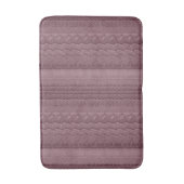 Sandy Beach Car Tire Trace Pink Badmat (Voorkant Verticaal)