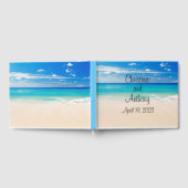 Sandy Beach Custom Wedding Livre d'invité (Complet)