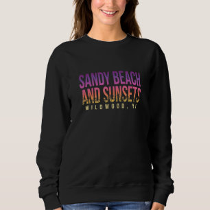 Sandy Beach en Zonsondergangen Wildwood Summer New Trui