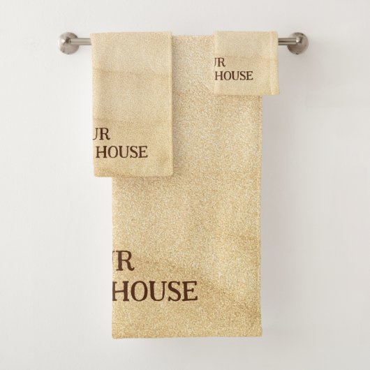 Sandy Beach House Bad Handdoek (Insitu)