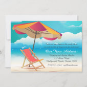 Sandy Beach Moving Faire-part (Devant)