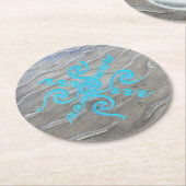 Sandy Beach Papier Onderzetter (Gebogen)