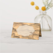 Sandy Beach Place Card (Voorkant)