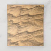 Sandy Beach Place Card (Binnenkant ongevouwen)