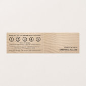 Sandy Beach, Salon de bronzage, Carte de fidélité  (Extérieur déplié)