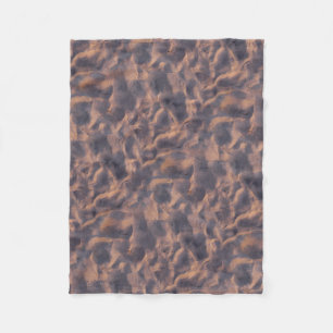 Sandy Beach Structure Photo Fleece Deken
