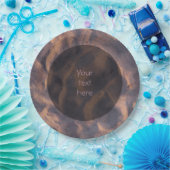 Sandy Beach Structuur Foto Papieren Bordje (Feest)