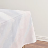 Sandy Beach Summer Tan Abstracte Waterverf Tafelkleed (Voorbeeld)