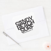 Sandy Beach Surf Classic Sticker (Envelop)