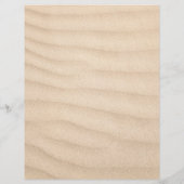 Sandy Beach, Tanning Salon Adverteren Flyer (Achterkant)