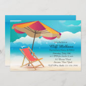 Sandy Beach uitnodiging (Voorkant / Achterkant)