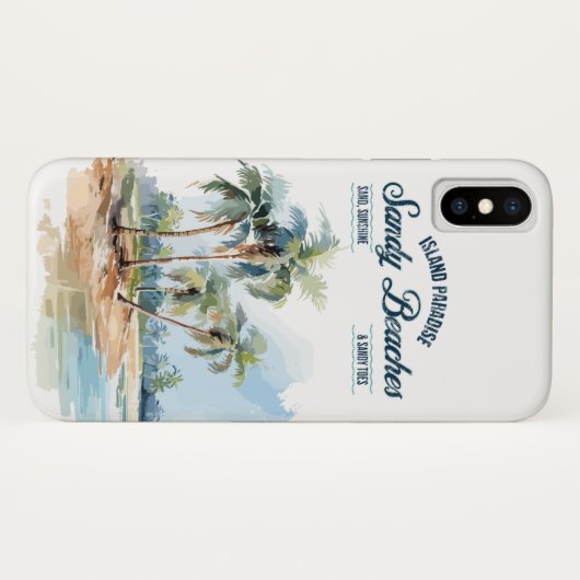 Sandy Beaches Handdoek Collectie Case-Mate iPhone Case (Achterkant (horizontaal))