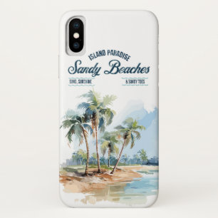 Sandy Beaches Handdoek Collectie iPhone X Hoesje