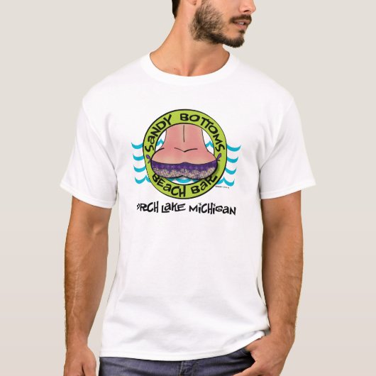 Sandy Bottoms Beach Bar T-shirt (Voorkant)