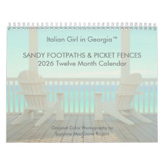Sandy Footpaths & Picket Fences - 2026 Calendar Kalender