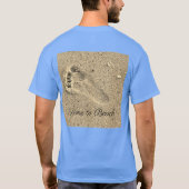 Sandy Footprint T-Shirt (Achterkant)
