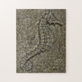 Sandy getextureerde Seahorse foto Legpuzzel (Verticaal)