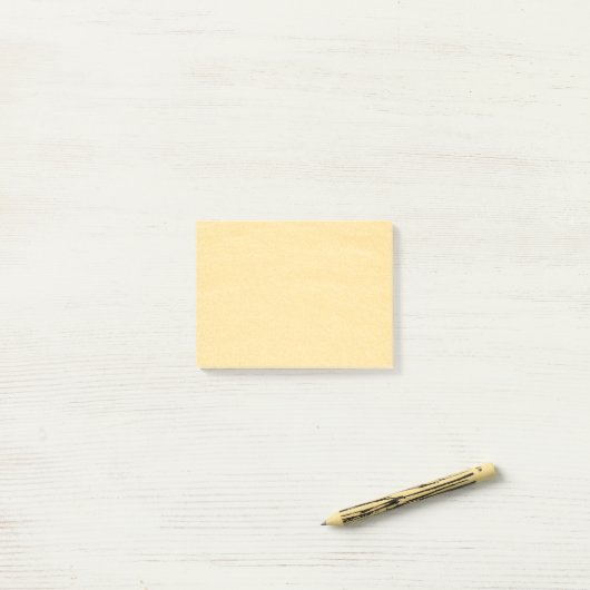 Sandy Gold Post-it® Notes (Op bureau)