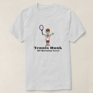Sandy Hair Male Tennis Hunk T-Shirt