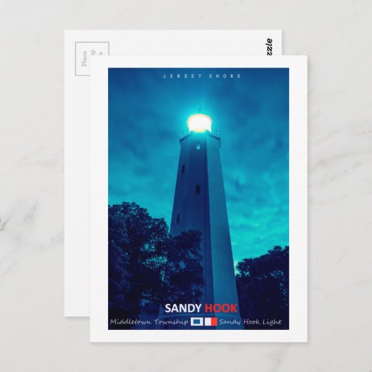 Sandy Hook. Briefkaart (Voorkant / Achterkant)