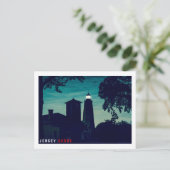 Sandy Hook Light. Briefkaart (Staand voorkant)
