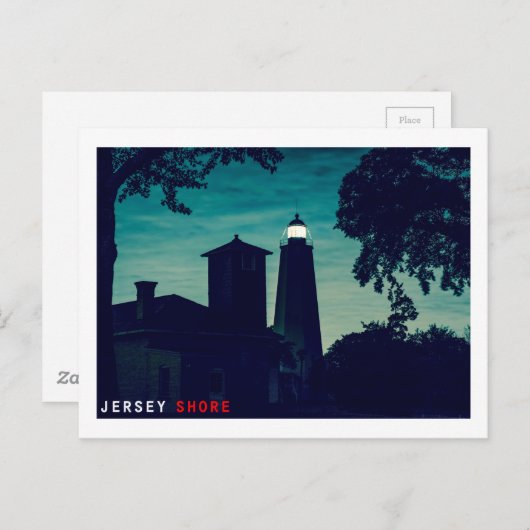 Sandy Hook Light. Briefkaart (Voorkant / Achterkant)