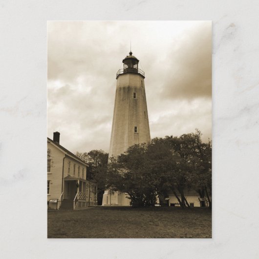 Sandy Hook Lighthouse Briefkaart (Voorkant)