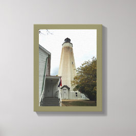 Sandy Hook Lighthouse Canvas Afdruk