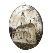 Sandy Hook Lighthouse Dartbord (Voorkant Rechts)