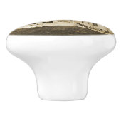 Sandy Hook Lighthouse Keramische Knop (Zijkant)