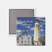Sandy Hook Lighthouse Magneet (Voorkant / Achterkant)