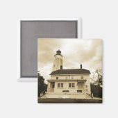 Sandy Hook Lighthouse Magneet (Voorkant / Achterkant)